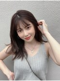 20代30代大人かわいいセミロングヘア★シフォンブランジュ