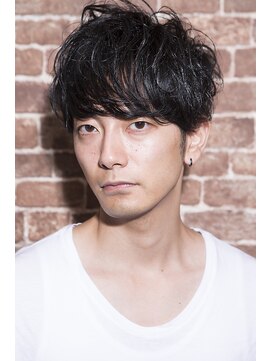 ミエル ヘア 新宿(miel hair) 〈mielhair新宿〉メンズ　カット　ワイルドツーブロック