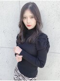 【池袋韓国風くびれリバースカール×シアラベンダーグレー