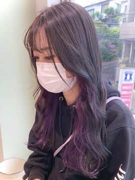 リンダバイネオリーブ 白楽店(Linda by neolive) 色落ちまで可愛い結んで隠せるインナーカラー【Reina】