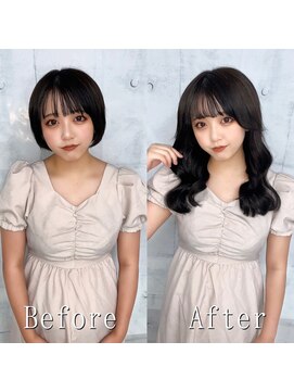 あるじゃんすー 町田店 ブラック#シールエクステ#韓国#こなれミディ#ヨシンモリ#町田