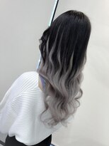 レヴェリー(REVERIE)&nbsp;#エクステ#プルエクステ#グレー#グラデーション