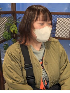 ヒカリス 東三国(HIKARIS) 笑顔溢れる/くびれボブ/顔周りカット/インナーカラー