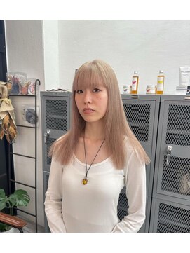 ブレス(bless) ベージュ　　ブロンドカラー　ぷつっと