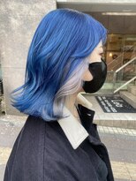 エトラ 渋谷店(etora)&nbsp;ブルーカラー/インナーホワイト