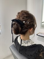 アップスタイルアレンジ