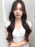 韓国レイヤーロング/韓国風巻き/チョコレートブラウン
