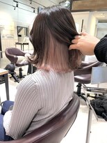 グランデュール 浜松東若林店(GRANDEUR)&nbsp;くすみピンクインナーカラー