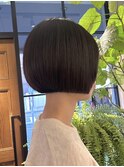 大人ショートボブミニボブ大人ボブ前下がりショートボブ