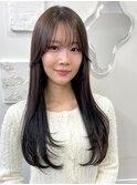 【韓国風くびれレイヤー×透け感ヘア】