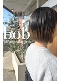 ボブ×デザインカラー