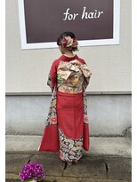 メルシーフォーヘア(Merci for hair)&nbsp;ローポイントシニヨン