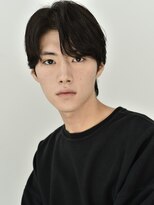 センターパートツーブロックメンズコンマトランクス