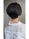【大人女性に人気】丸みショートボブ♪