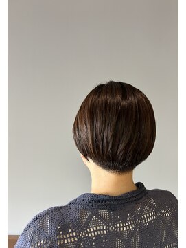 フープ 川越(hoop) 刈り上げなストレートショートスタイル