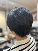 ショート 暗めカラー