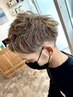 【男性限定フルカラーコース】カット＋フルカラー＋プラチナTr￥8800☆