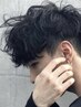 【メンズ限定】今が旬！ カット＋ツイストスパイラルパーマ ￥18,150→￥13,200