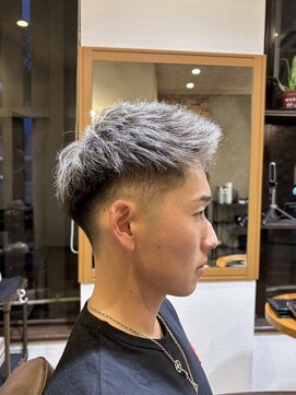 アンサー(answer) ホワイトフルメッシュ×ジェットフェード