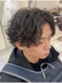スパイラルパーマ