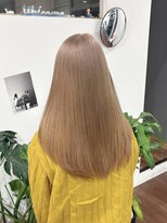 アロハナ 津店(ALOHANA)&nbsp;学生必見！ブリーチありダブルカラーでミルクティーベージュ！