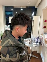 エヌアンドエーコンティ(N&A CONTi)&nbsp;男前なワイルドさがあるフェード×アップスタイル