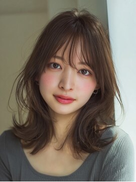 テーラ 南流山店(TELA) くびれヘア　ミディアムレイヤー 【TELAHAIR南柏店】