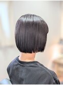 ショートボブ　髪質改善ストレート