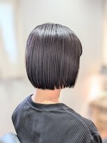 ウィスカーヘアー(whisker hair)&nbsp;ショートボブ　髪質改善ストレート