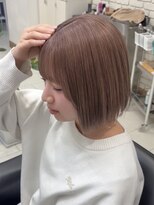 キャピタル(CAPITAL) ミルクティーベージュ×ミニボブ