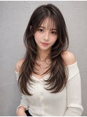 バタフライレイヤーカット/髪質改善トリートメント