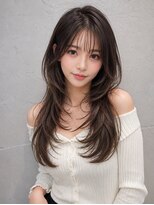 サムシング(Something.) バタフライレイヤーカット/髪質改善トリートメント