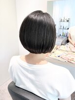 ストフ(stof)&nbsp;ショートカット/ショートボブ/前髪なし/黒髪ショートボブ