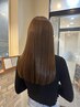 【1日で綺麗に♪】カット+ネオリシオ縮毛矯正+超高濃度水素カラー+5TR