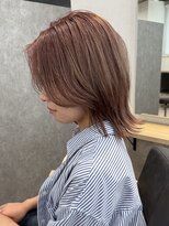 ビアーク(Be:arc) 99. ピンクブラウン/ウルフカット/レイヤーカット/顔周り