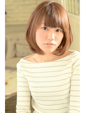 シェア(SHARE hair make works) 【SHARE】～大人可愛い素髪で魅せるナチュラルボブ～
