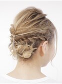 【TERRACE】編み込みヘアアレンジ