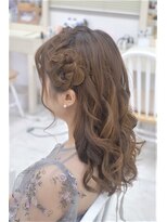 リサ 恵比寿(risa.)&nbsp;お花巻き下ろしヘア