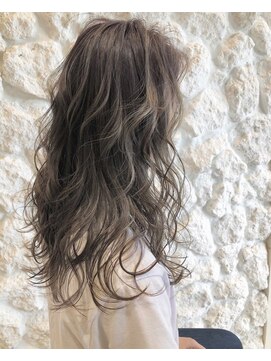 モアナ バイ ヘッドライト 沖縄豊見城店(Moana by HEADLIGHT) デジタルパーマ#ハイライト#大人かわいい#アッシュベージュ