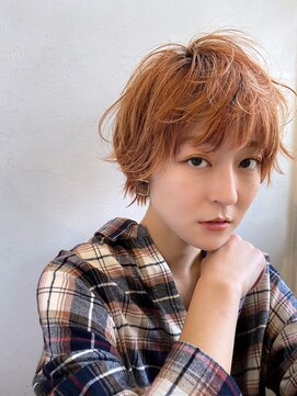 アミュレ(Amule) オレンジベージュ　ウルフショート