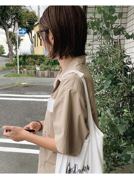 ヘアメイク ミッカ(HAIR MAKE MICCA) ウェットボブ◎杉浦 恵