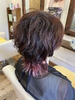 ヘアメイク クリア(hair make clear)&nbsp;ウルフ×ピンクラベンダー