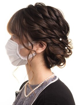 スタジオノールス(hairmake & photo STUDIO NORLUSS) パール付き☆もこもこアップスタイル☆