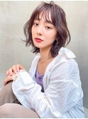 Aimee 町田　ラフカールボブ×ラベージュ