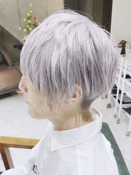 デイズ(days) 爽やかツーブロック【ナチュラル束感ショート】ホワイトアッシュ