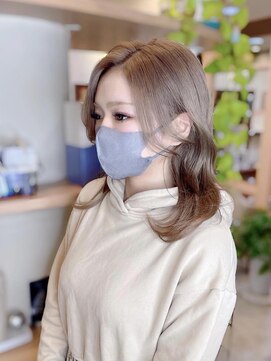 ヘアメイク ミチ 富田店(HAIRMAKE MICHI) 【MICHI 富田店 古作蓮】ヴェールカラー