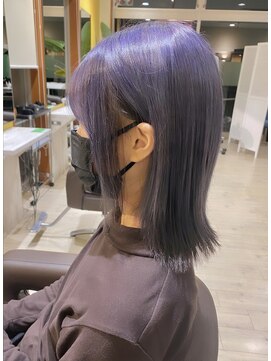 クリーム(CREAM) ハイトーン アウターカラー ラベンダー シルバー レイヤー