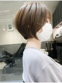【斉藤航人】チョコレートカラーのショート【白髪染め可】【柏】