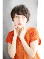 カフープラスエヌ(KAFUU+n)&nbsp;20代30代40代　モードに転換黒髪ショート【彦根】＃673