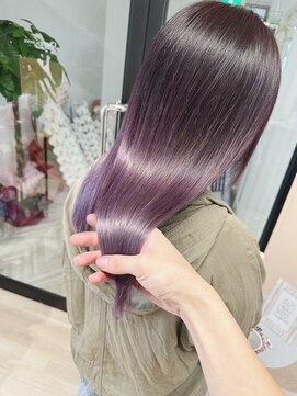 チェレ オレ 新金岡店(Chere ore) 髪質改善カラー【ピンクバイオレット】美髪カラー